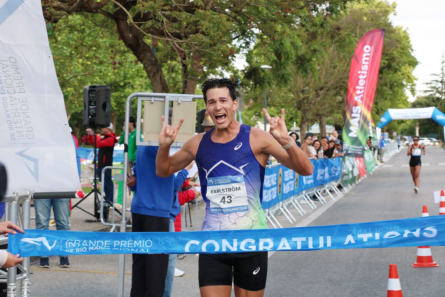 Karlstrom and Gonzalez victorious in Rio Maior:

There were excellent wins for Alegna Gonzalez and Perseus Karlstrom at the Grande Prémio Internacional de Rio Maior em Marcha