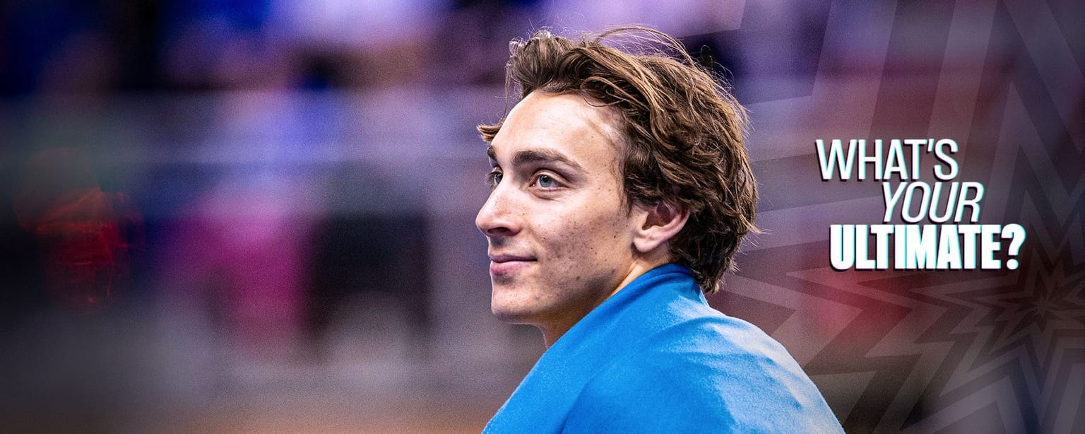 What's your Ultimate? – Mondo Duplantis:

Pole vault world record-holder Mondo Duplantis is in the hot seat for the first edition of What's your Ultimate? as we put athletes on the spot in the lead-up to the World Athletics Ultimate Championship in Budapest in September.