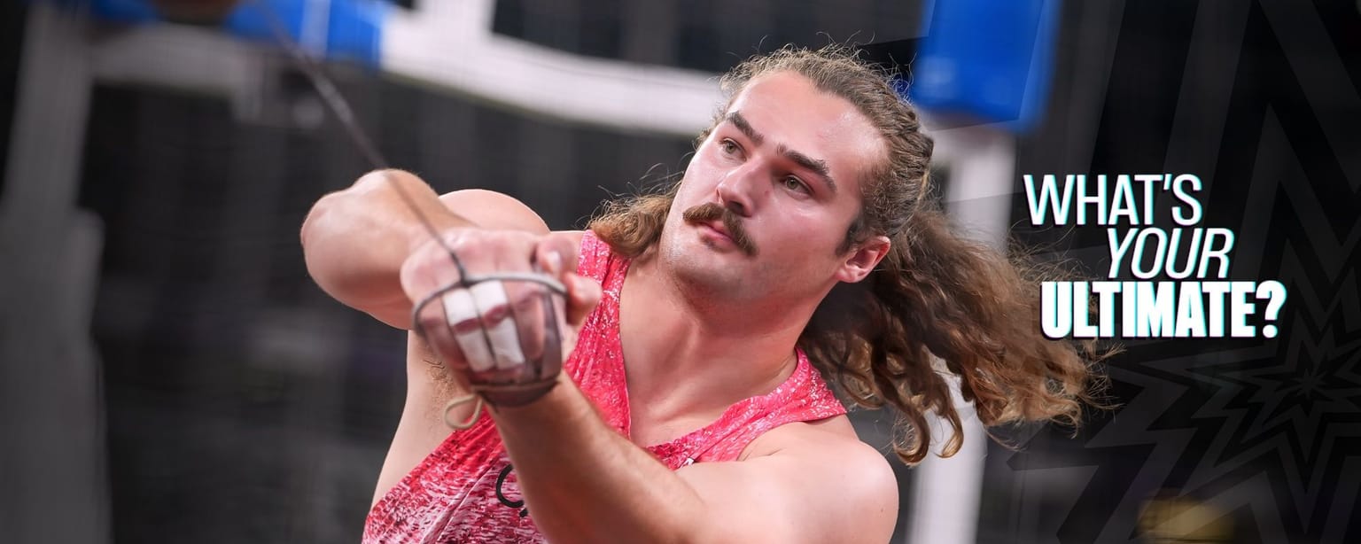 What's your Ultimate? - Ethan Katzberg:

This week it's the turn of world and Olympic hammer champion Ethan Katzberg to be put on the spot in the quickfire quiz What's your Ultimate?