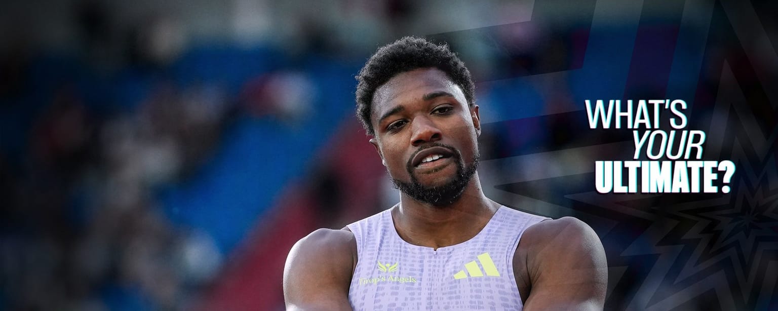 What's your Ultimate? – Noah Lyles:

In the build-up to the inaugural World Athletics Ultimate Championship in Budapest, the Olympic and world champion is put on the spot for his answers to the ultimate questions.