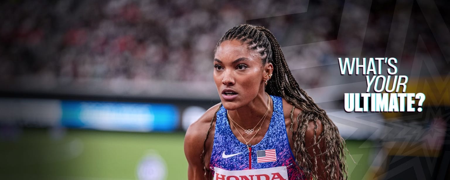 What's your Ultimate? – Tara Davis-Woodhall:

Tara Davis-Woodhall will be an Ultimate Star in Budapest in September as the lead content creator for the season climax. In the lead-up, the Olympic and world champion gave us her Ultimate answers.