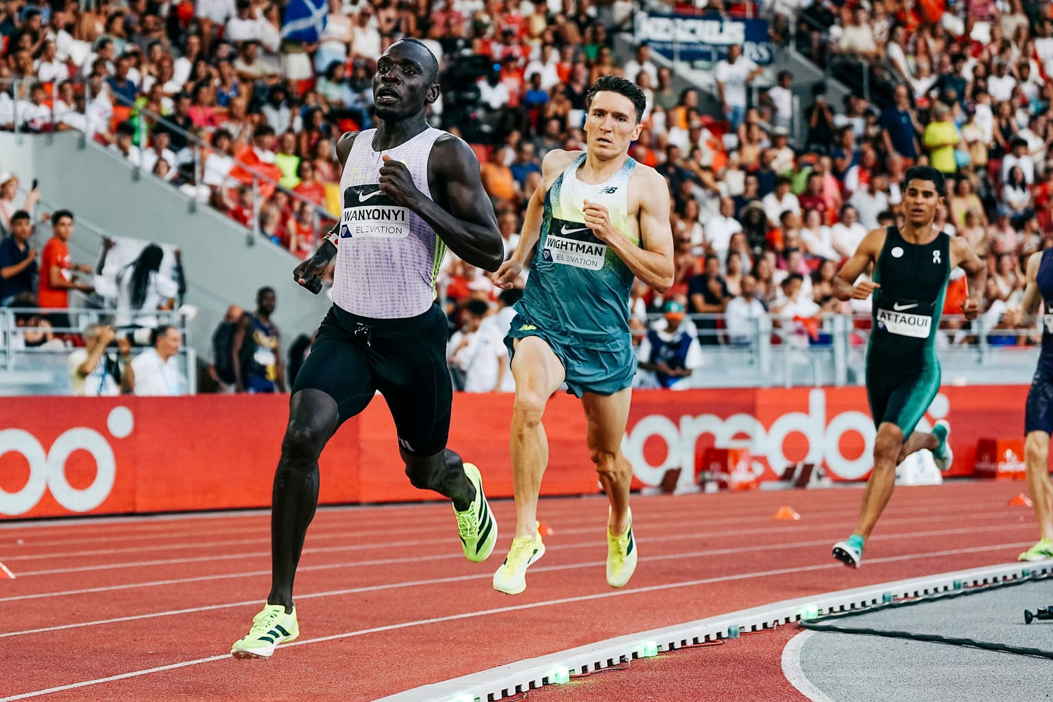 Wanyonyi breaks world 1000m record with 2:11.83 in Monaco:

Emmanuel Wanyonyi made his 1000m debut in sensational style, running 2:11.83* to break the long-standing world record at the Meeting International d’Athlétisme Herculis EBS