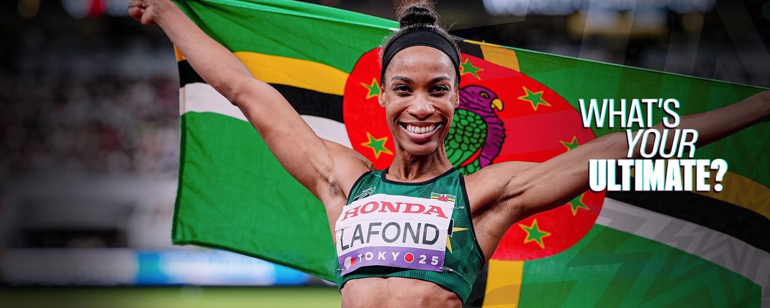 What's your Ultimate? Thea LaFond:

The 32-year-old from Dominica was crowned triple jump Olympic champion in Paris in 2024 and came within a few centimetres of adding a world title in Tokyo last year. In the lead-up to Budapest, we asked her... What's your Ultimate?