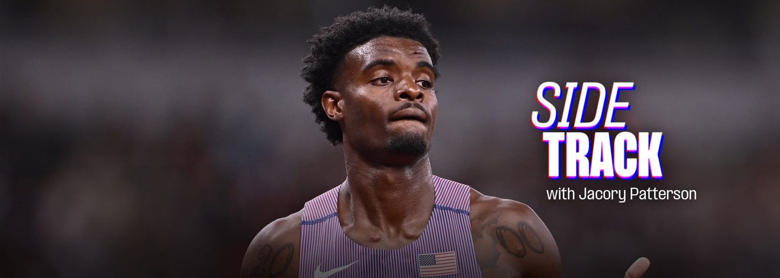 Side Track with Jacory Patterson:

Jacory Patterson was working in a UPS factory doing nighttime shifts when he became a world champion in 2025. In the latest instalment of Side Track, he talks about going from stacking boxes to taking on the world's best on track.