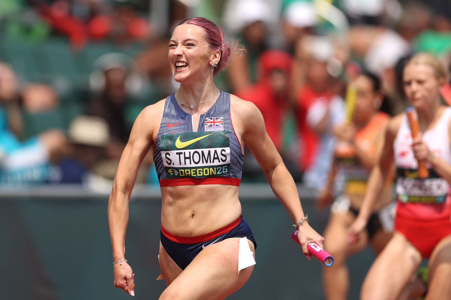 World U20 records set as mixed 4x100m makes debut in Oregon:

Two world U20 records were set as the U20 mixed 4x100m made its global debut