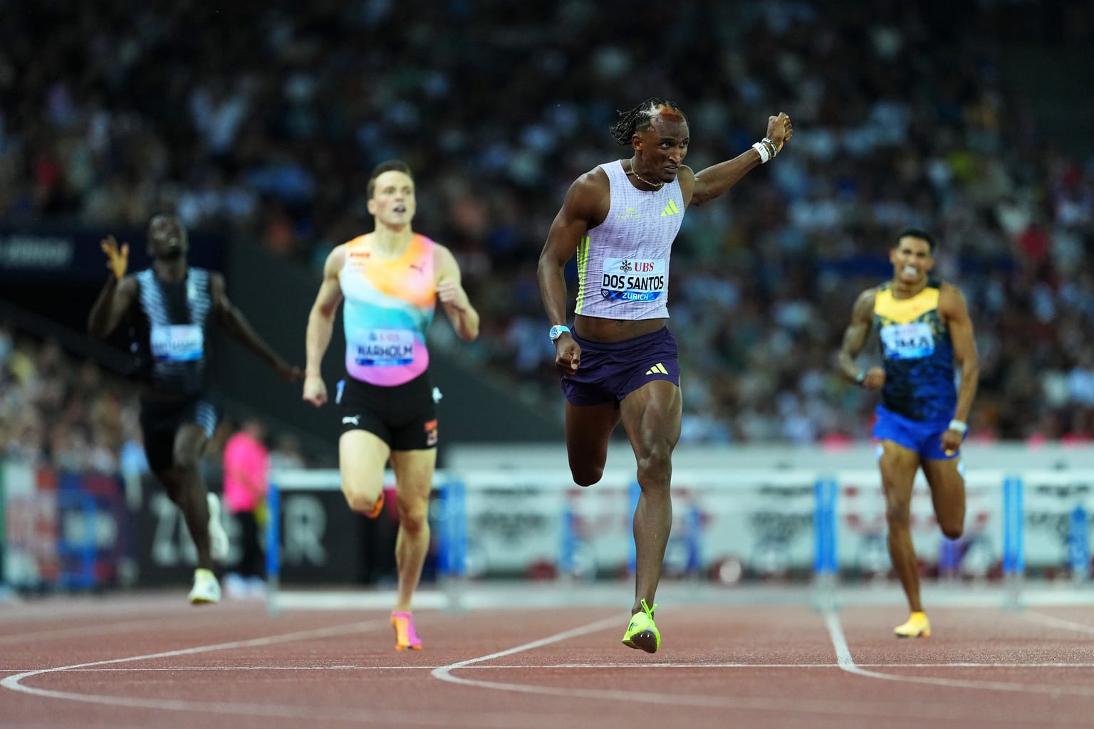 Dos Santos and Russell break world records in unforgettable Zurich:

Alison dos Santos and Masai Russell produced the headline performances of an extraordinary night at the Weltklasse meeting