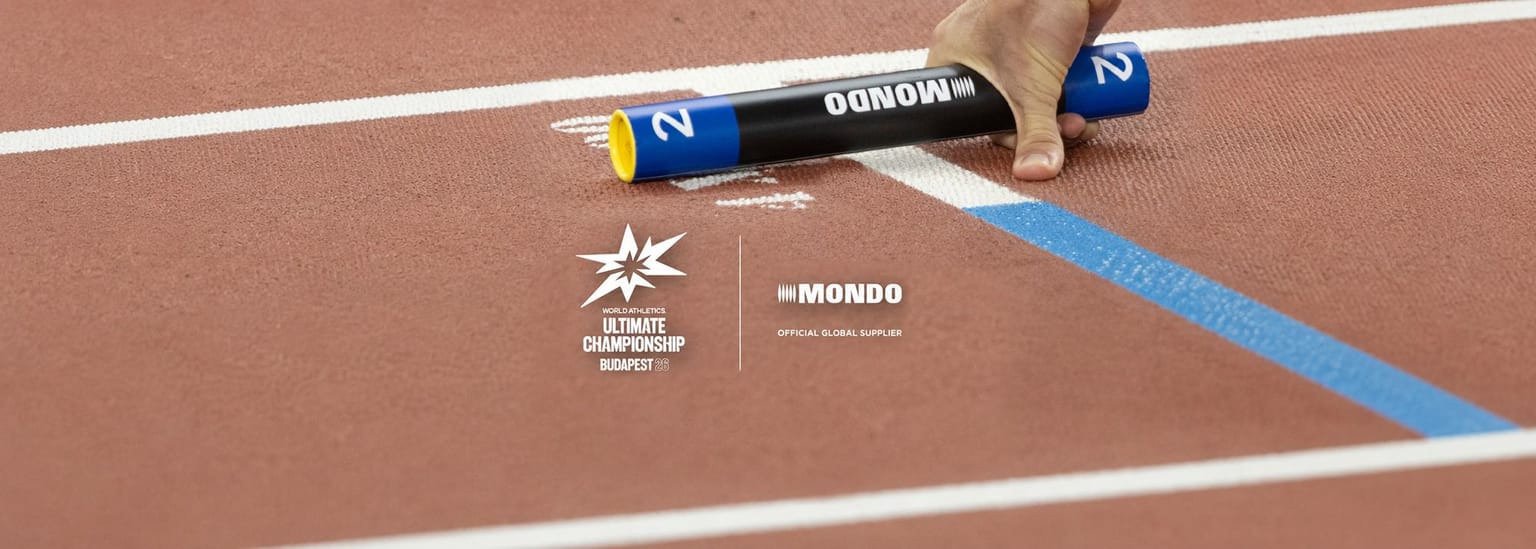 When athletics equipment becomes part of the show: Mondo at the World Athletics Ultimate Championship 2026:

Mondo will serve as the Official Global Supplier of athletics equipment at the inaugural edition of the World Athletics Ultimate Championship, once again confirming its role as the technical partner of choice for the world's most prestigious athletics events