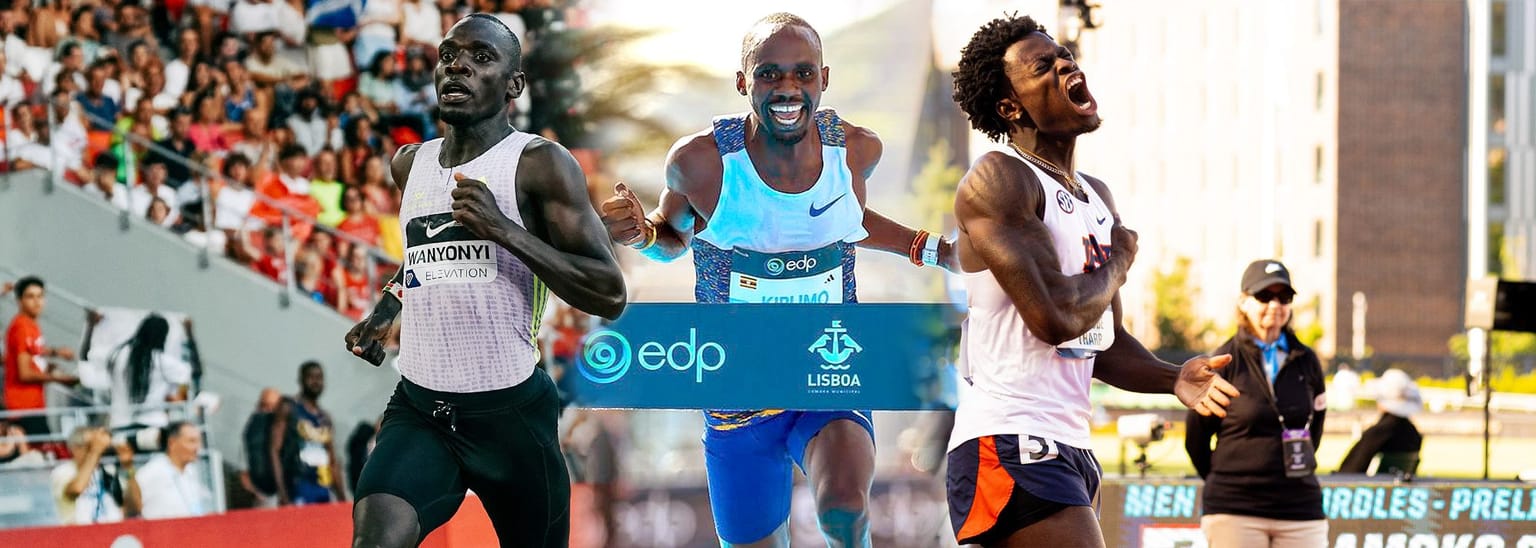 Ratified: world records for Kiplimo, Tharp and Wanyonyi:

World records set by Jacob Kiplimo, Ja’Kobe Tharp and Emmanuel Wanyonyi have been ratified by World Athletics.