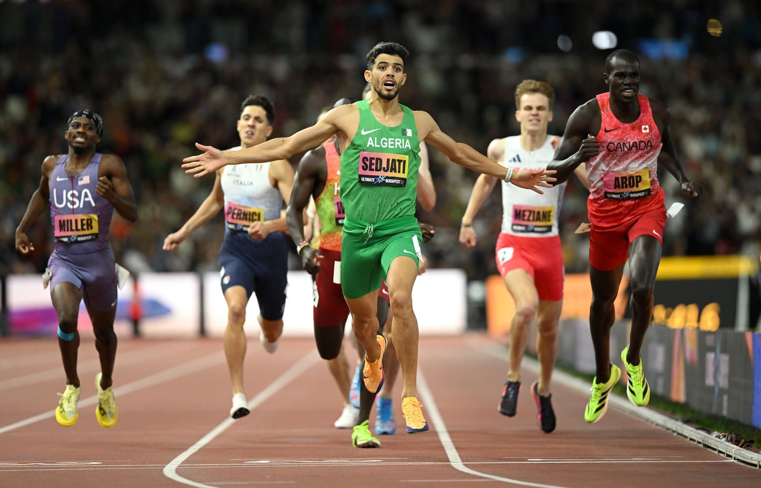 Sedjati scoops Ultimate title with 800m victory in Budapest:

Coverage of the men's 800m at the World Athletics Ultimate Championship Budapest 26