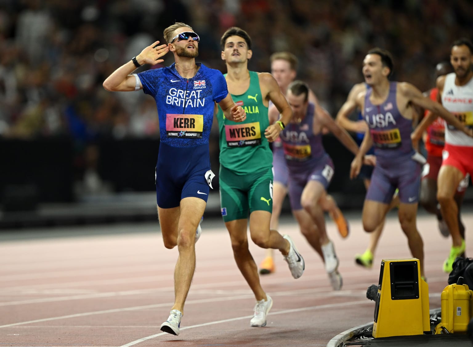 Kerr kicks to Ultimate 1500m crown in Budapest:

Coverage of the men's 1500m at the World Athletics Ultimate Championship Budapest 26