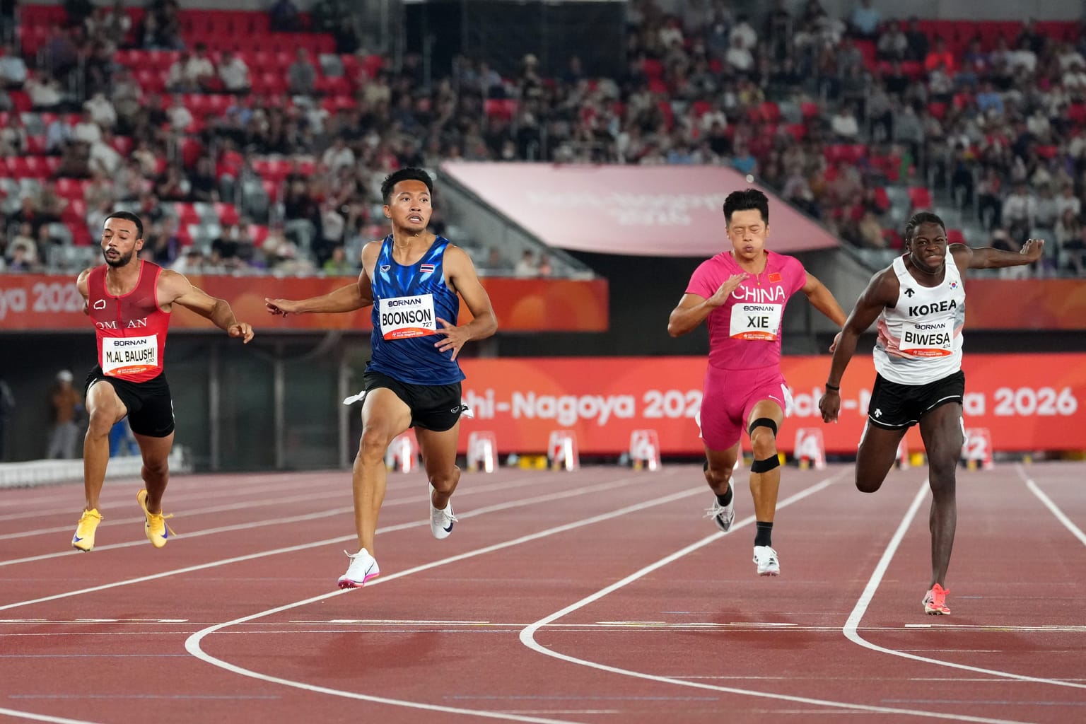 Boonson and Chen sprint to Asian Games records in Nagoya:

Puripol Boonson produced the standout performance of the opening days of athletics action at the Asian Games in Nagoya