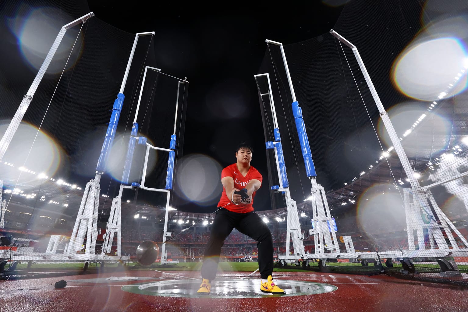 Zhang's monster hammer throw and Yavi's distance treble cap Asian Games in Nagoya:

Zhang Jiale produced the standout performance on the final day of athletics action at the Asian Games in Nagoya