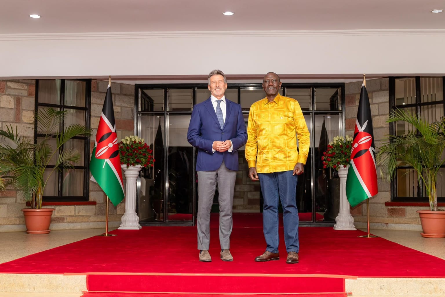 Coe and Kenyan President Ruto reaffirm shared commitment to successful 2029 World Championships in Nairobi:

Government assures all obligations will be met as Kenya begins preparations for World Athletics Championships Nairobi 29