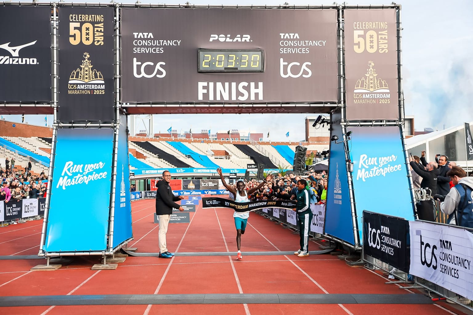 Kipchumba and Desta to defend Amsterdam Marathon titles:

Geofry Toroitich Kipchumba and Aynalem Desta will return to the TCS Amsterdam Marathon to defend their titles at the World Athletics Platinum Label road race