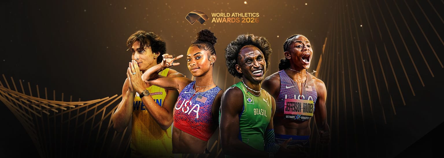 Win a VIP weekend at the World Athletics Awards 2026 in Monaco!:

Meet the stars of athletics, experience the excitement of the Awards and enjoy an unforgettable weekend in Monaco - with a guest of your choice!